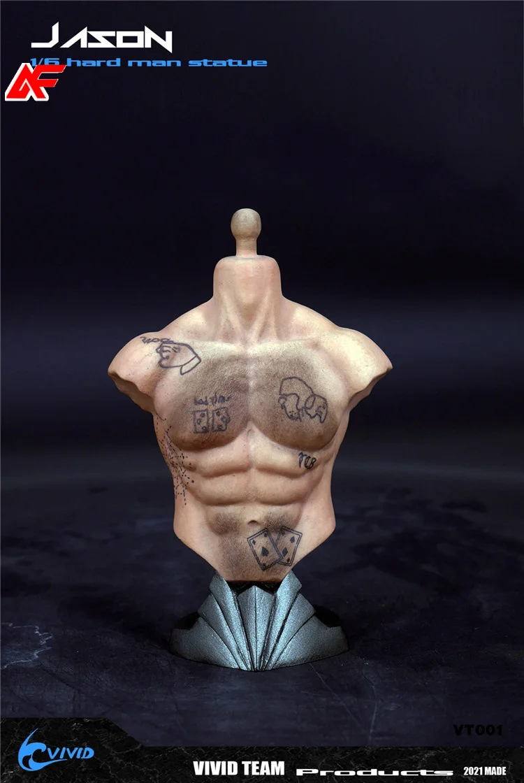 VIVID VT001 1/6 Scale Jason Bust Model Scene Props Accessories For 12 inches Action Figure Doll