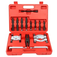 Car Bearing Separator Puller Set Bearing Removal Tool Set 14pcs Bar-Type Splitter Gear Puller Fly Wheel Tool 30-50mm 50-75mm