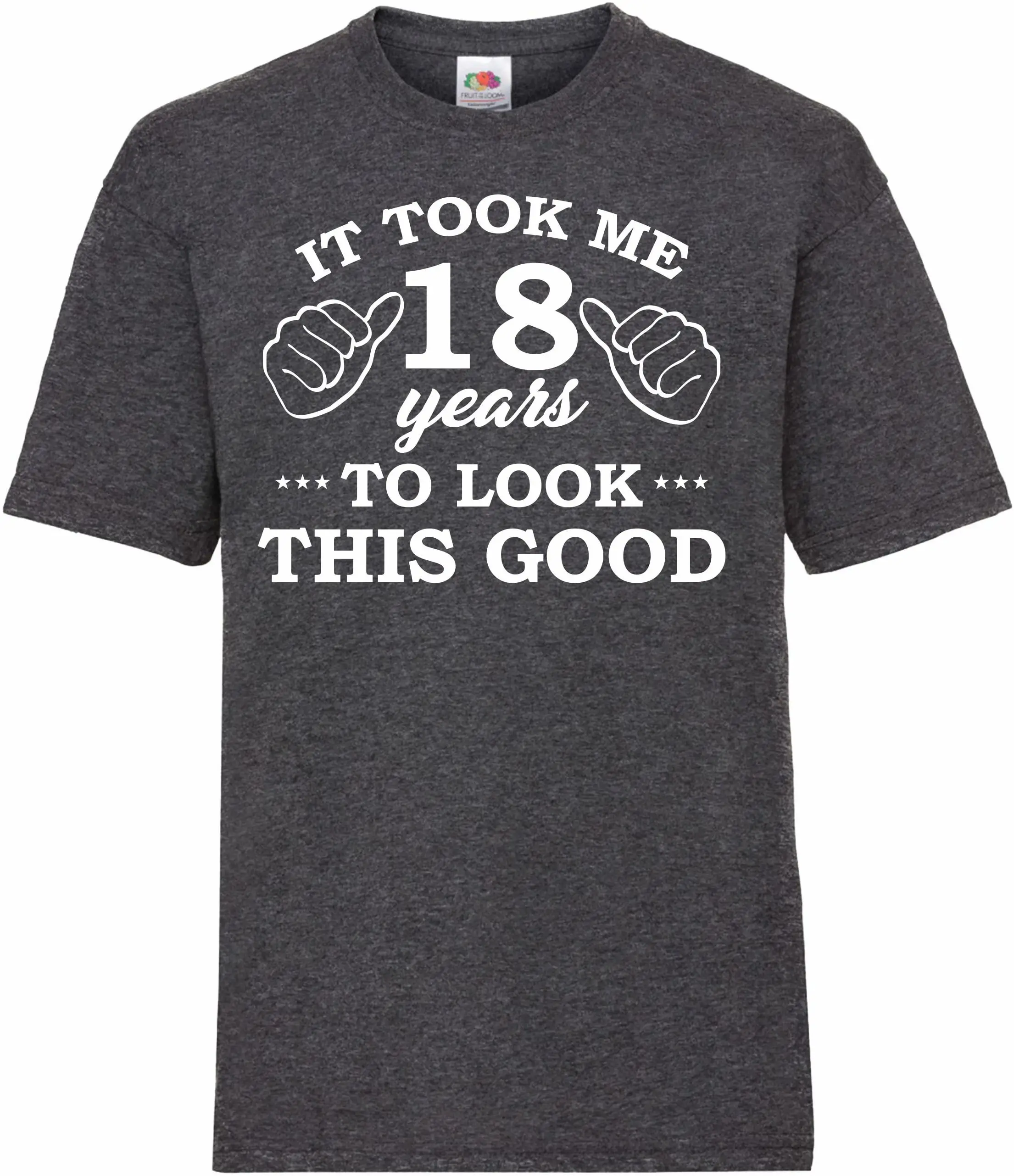 

18Th Birthday S Mens Heather T Shirt Top Present Eighteen It Took 18 Years To Look This Good Funny