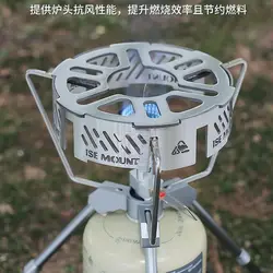 Camping Cassette Stove Windshield Ring Bulin Stove Wind Proof Rack 102x35mm