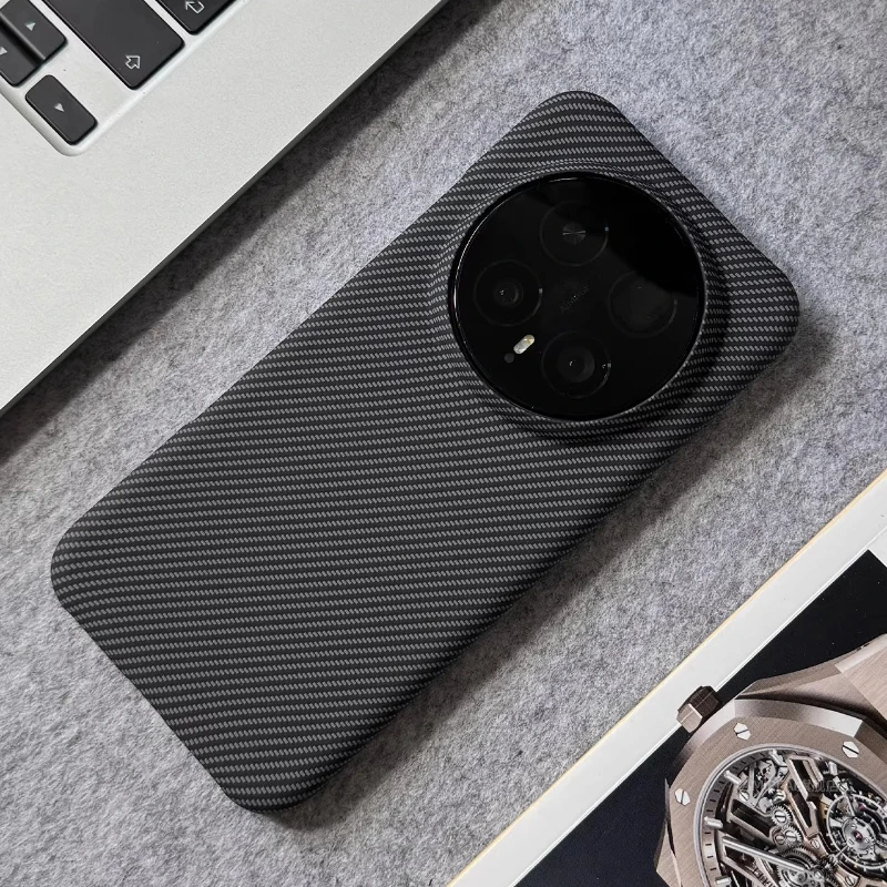 Etui na Honor Magic8 Pro, matowe, twarde, z teksturą włókna węglowego, ochronne, obudowa na telefon Honor Magic7 Pro, bumper. — zdjęcie produktu 4