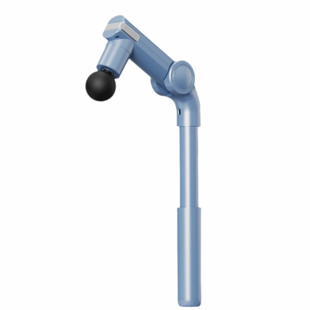 

Adjustable Long-Handle Fascia Massager 5 Modes 4 Massage Heads Handheld Back Massage Device Easy To Operate for 7.4V1200mAh