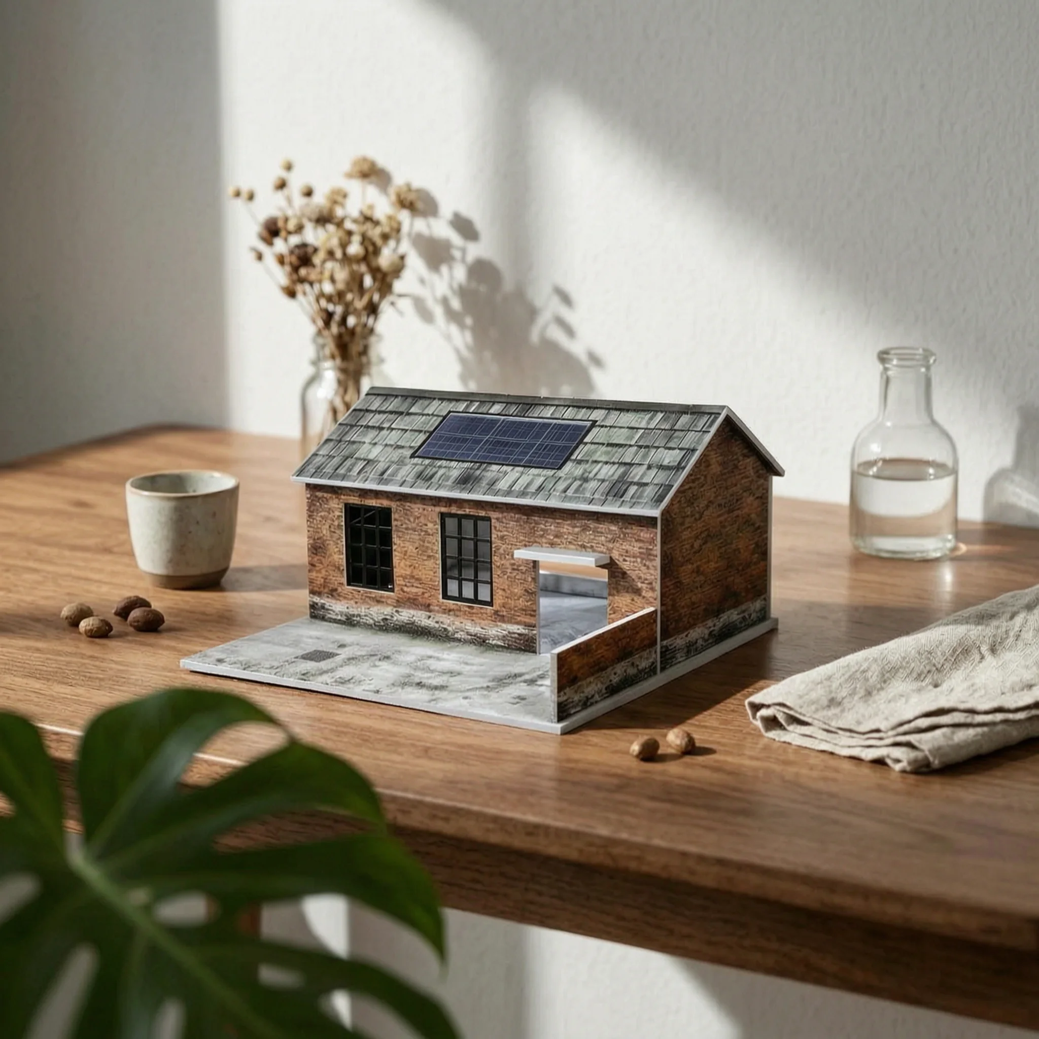 

Old Factory Display Scene Lighted 1:64 Factory Model Industrial Building Miniature Detailed Collectible Ornament for Collectors