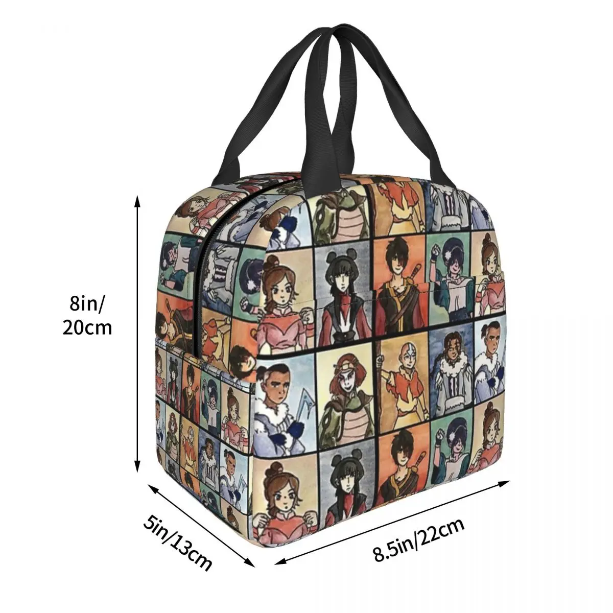 The Last Paintbender Team Avatar Ultimate Lunch Bags Insulated Bento Box Portable Lunch Tote Picnic Bags Cooler Thermal Bag