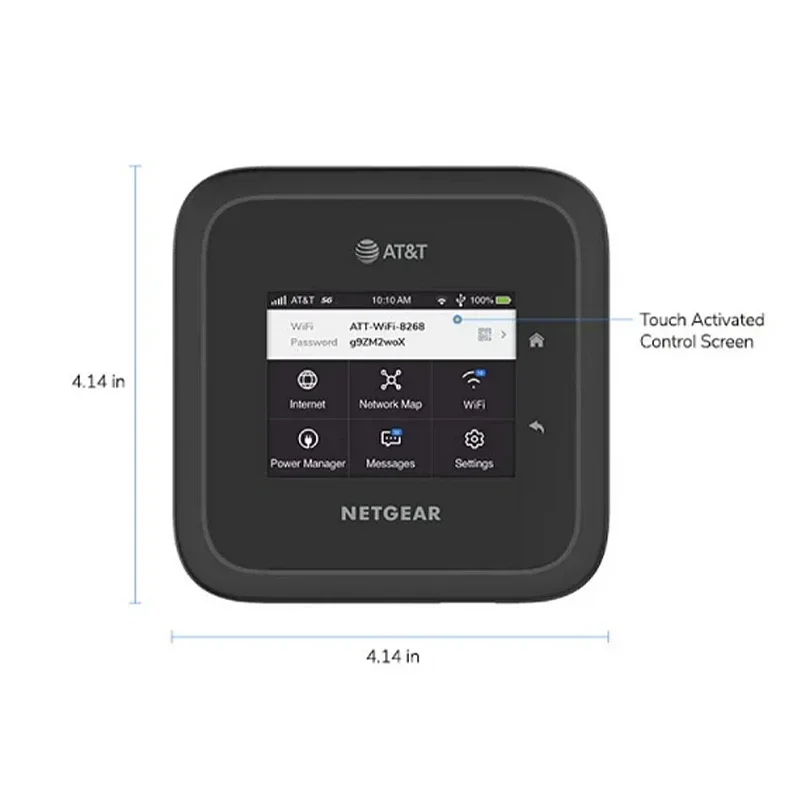 Used Netgear Nighthawk MR6500 M6 Pro Unlocked WiFi Router Global 5G Band mmWave Sub6 WiFi6e 3.6Gbps 2.5G Ethernet Port SDX65