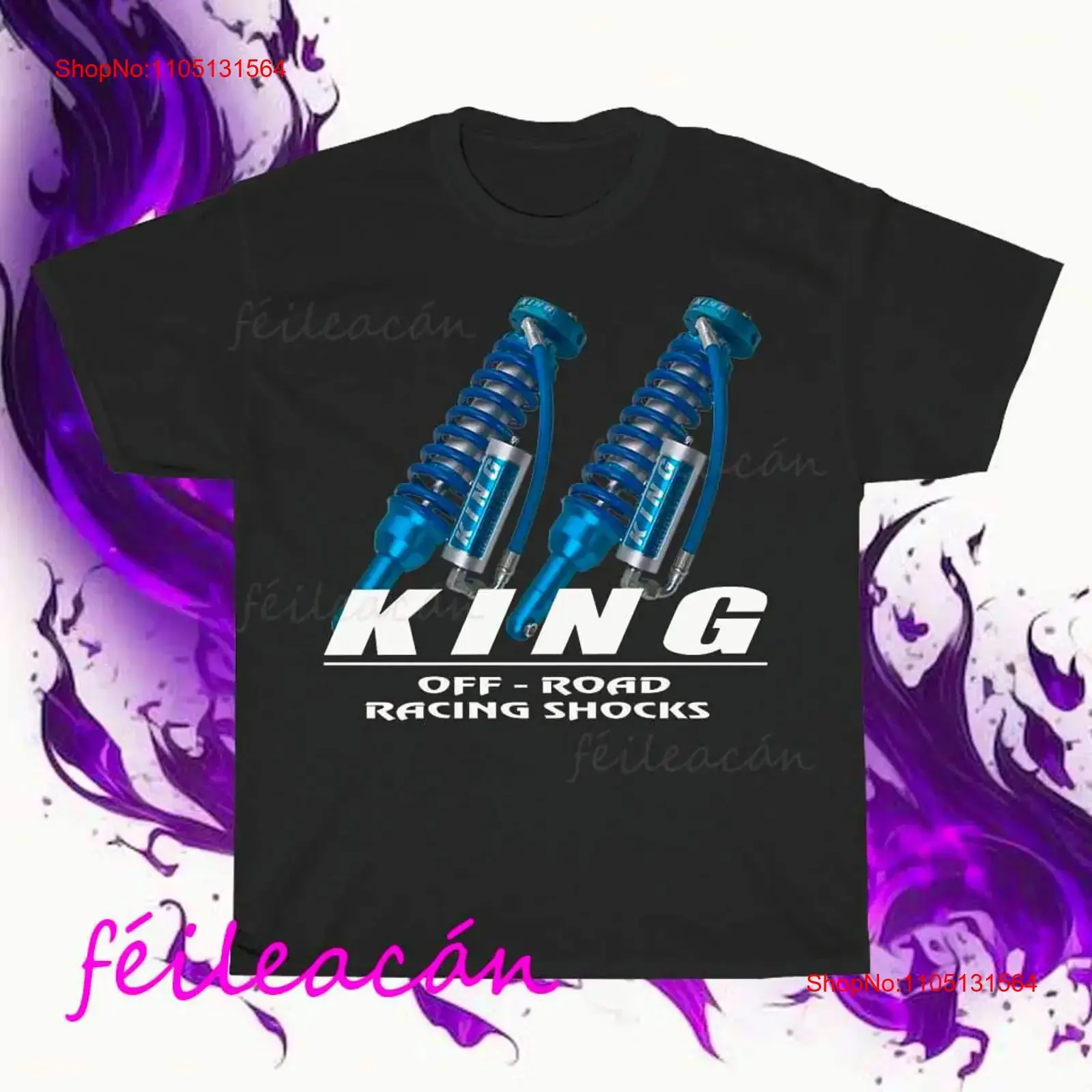 Brand New King Off Road Racing Shocks Logo T Shirt Funny Size S to 5XL vintage Washed graphic Versatile Stylish homme