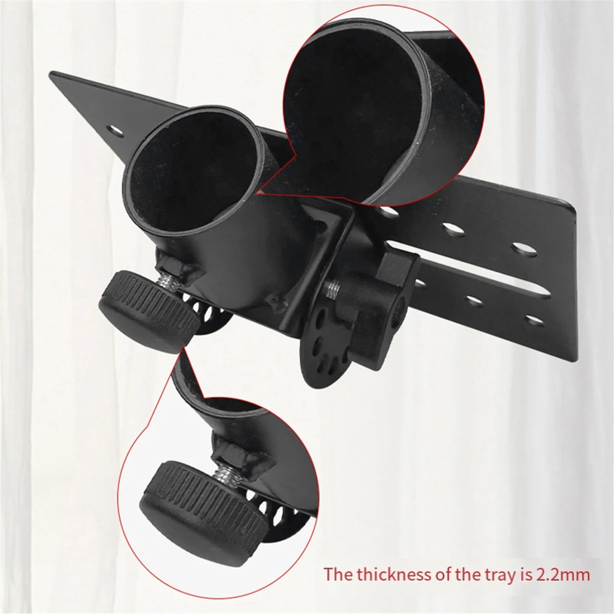 

ABKM Rotatable 35mm Metal Mount Tripod Pole DJ Speaker Stand Adapter Top Cap Rotatable DJ Speaker Stand Adapter Top Cap