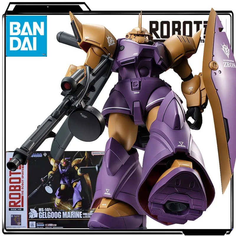 ฟิกเกอร์อนิเมะแท้จาก Bandai รุ่น MS-14Fs Gelgoog M Commander ขนาด 130 มม. ของเล่นแอคชั่นฟิกเกอร์สำหรับเด็กผู้ชาย ของขวัญ ของสะสม