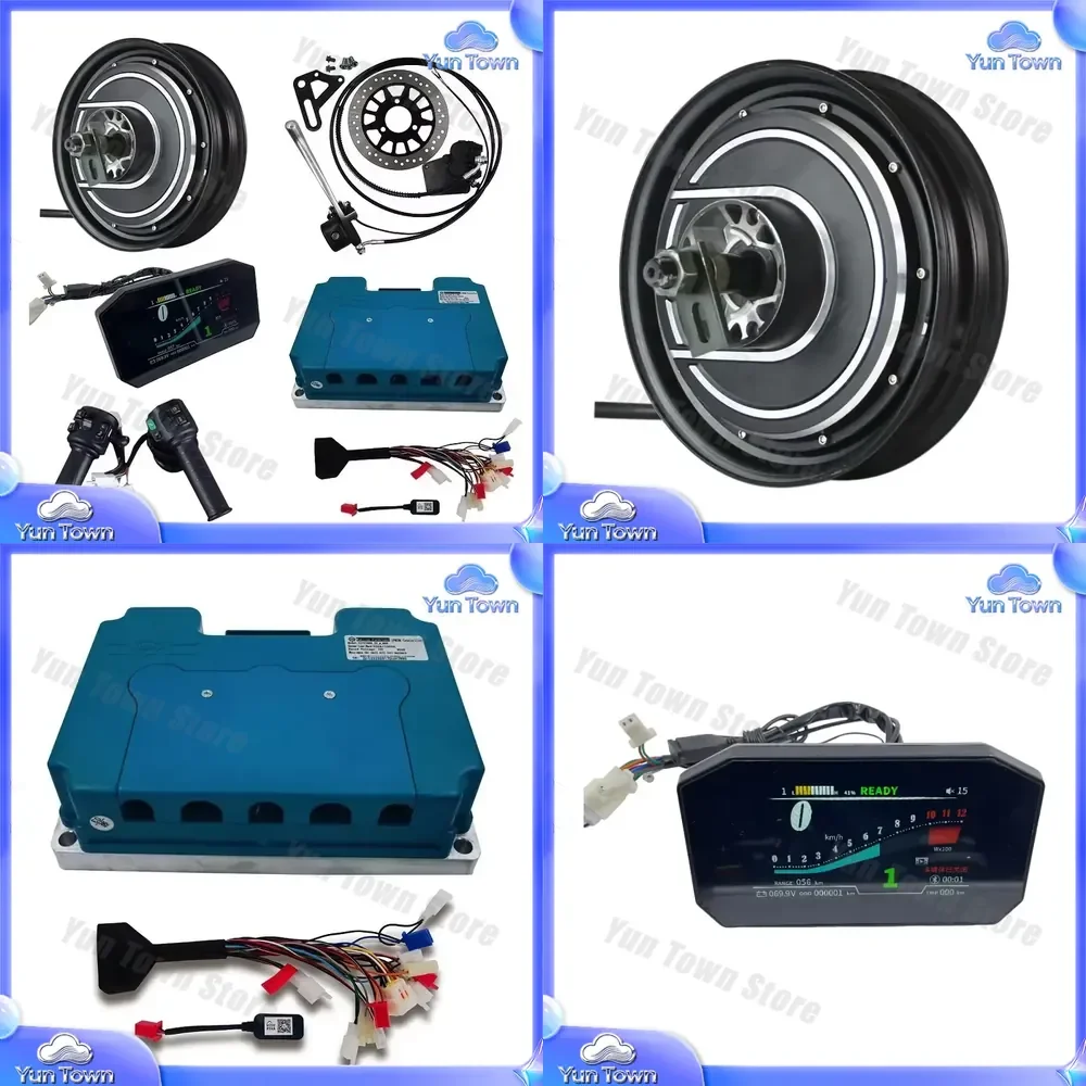 for QSMOTOR 10INCH 7000W v4 Electric Hub Motor Conversion Kit for E-scooter Electric Scooter Parts Motor Kit DIY Scooter
