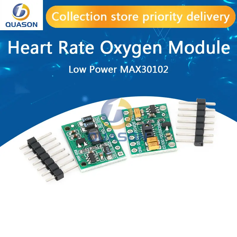 Low Power MAX30102 Heart Rate Oxygen Pulse Breakout forArduino Replace MAx30100