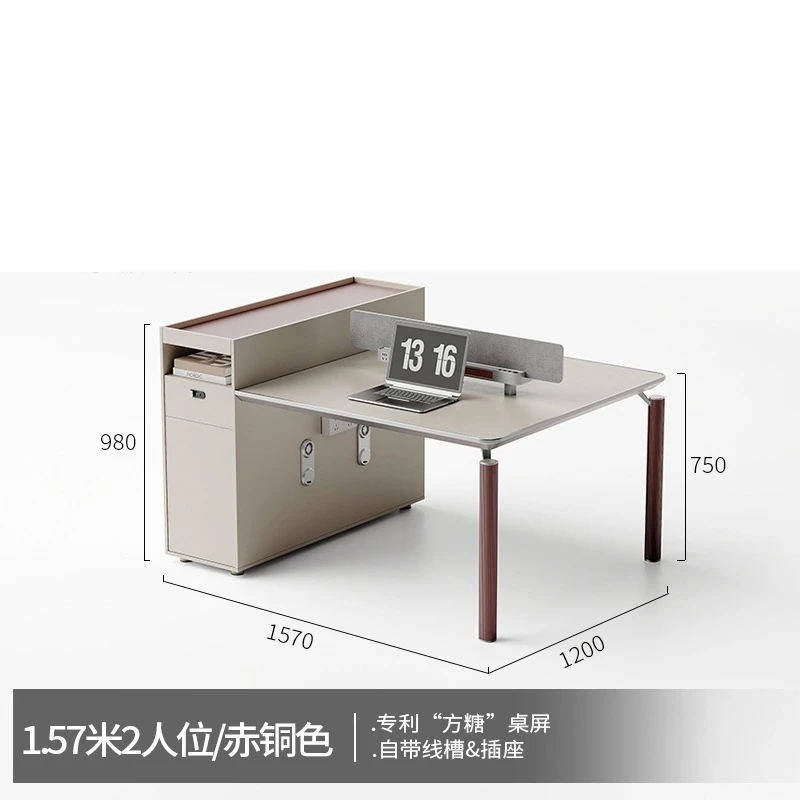 For Finance Desk Modern Simple Combination Screen Manual Staff Card Space 246 Office Furniture Workstation