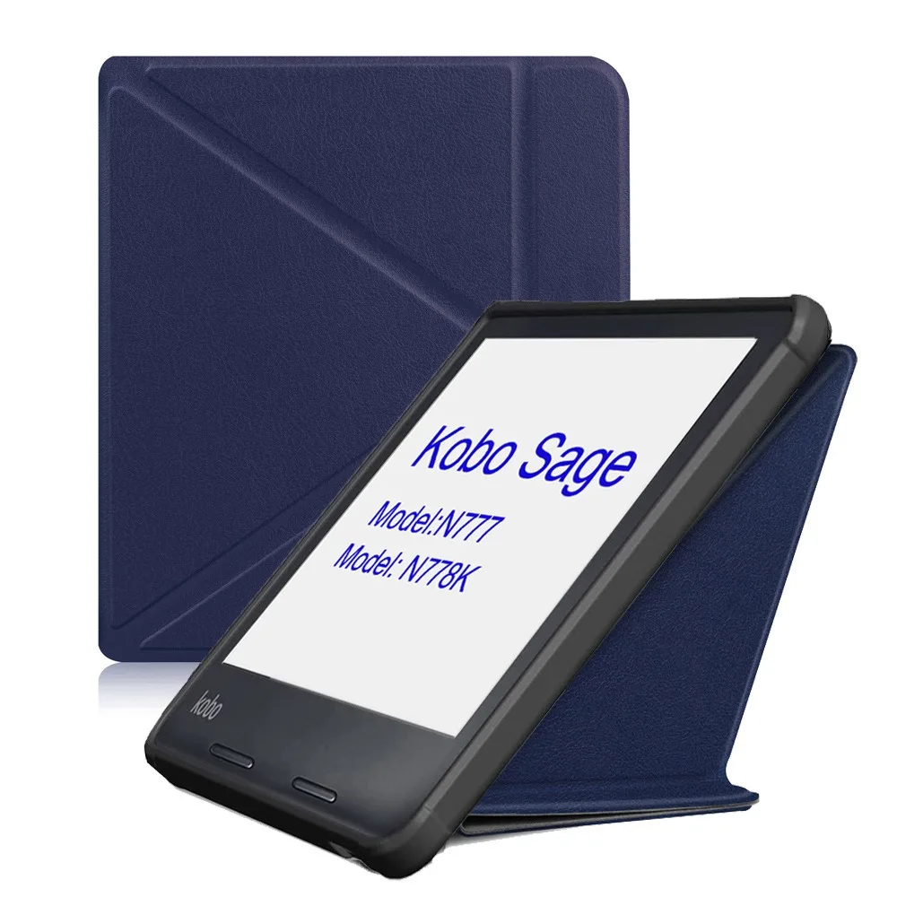 

Подходит для Kobo Sage 8-дюймовый защитный чехол из ТПУ N777 Кожаный чехол-трансформер N778K Чехол Soft Shell