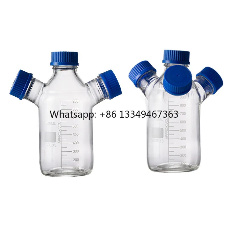 Screw-Cap Mobile-Phase Bottles (Two/Three/Four Ports & Reservoirs) Chromatography Solvent & Multi-Port Reagent Bottles
