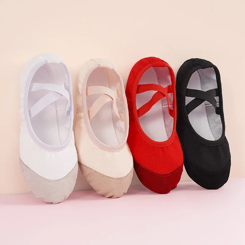 Children Girls Ballet Shoes Classical Dance Shoes Kids Boys Adult Ballet Slippers Indoor Yoga Gym Soft Sole Dance Practice Shoes