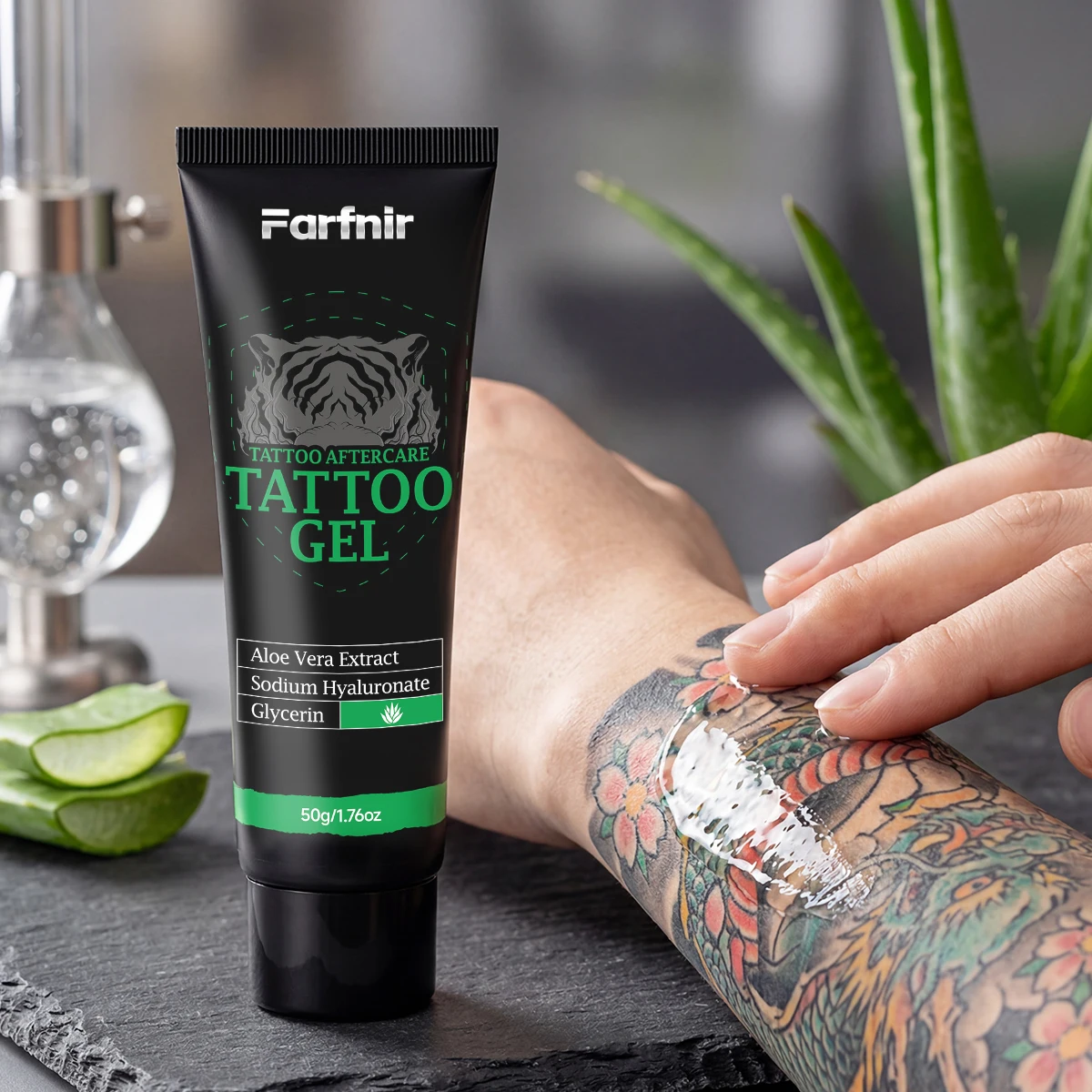 Tattoo Cream Brightens Skin Tone, Provides Long-Lasting Hydration and Moisture, Suitable for Daily Tattoo Care