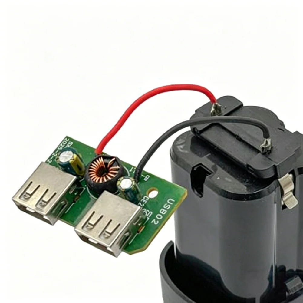 For Battery Adapter for 16.8V Batteries with Dual USB 5V Output for For mobile Phones Simple and Play Connection Setup