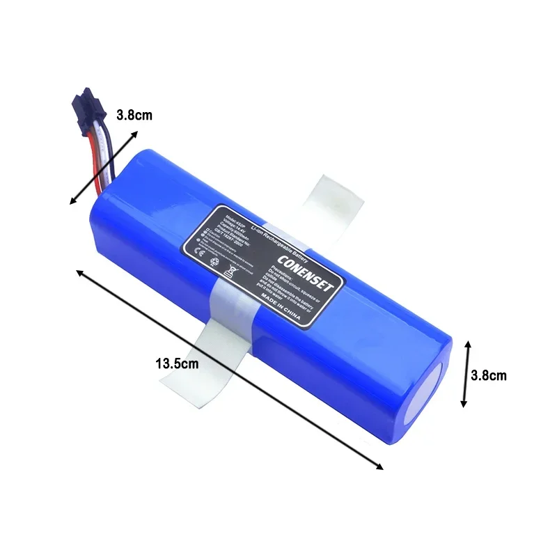 Baterai Pengganti Li-ion 6000MAh 14.4V untuk Suku Cadang Aksesori Penyedot Debu Robot Eufy Robovac L10 L70