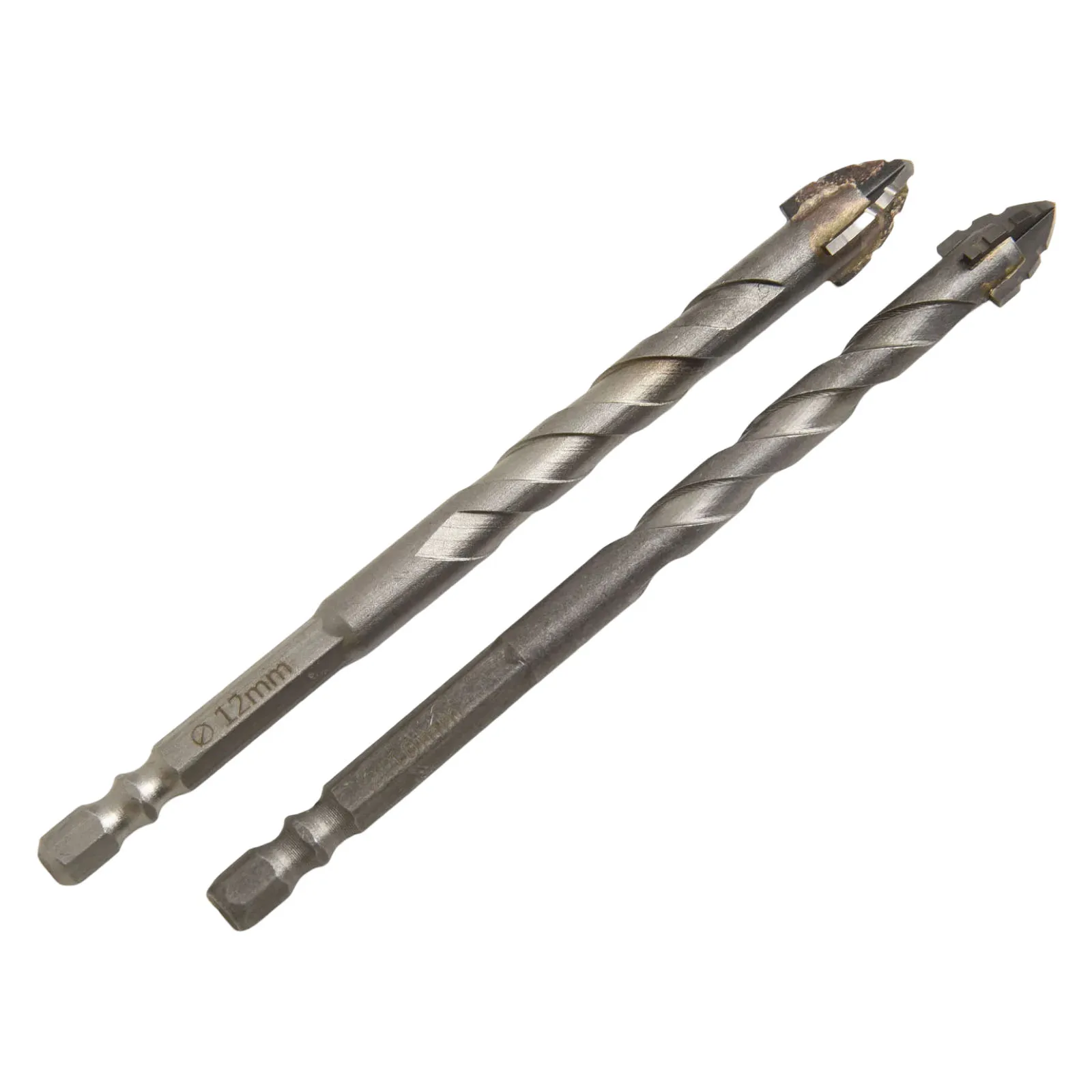 Progetti fai-da-te Miglioramento domestico Set di trapani in metallo duro da circa 5 mm Trapano elettrico Punzone a quattro flauto Diametro gambo esagonale 6,35 mm