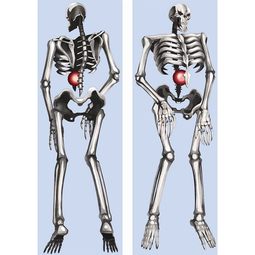 Hugging Body Dakimakura Skull Print Pillowcase Gothic Game Style Bedding Pillow Hugging Body Pillow Case