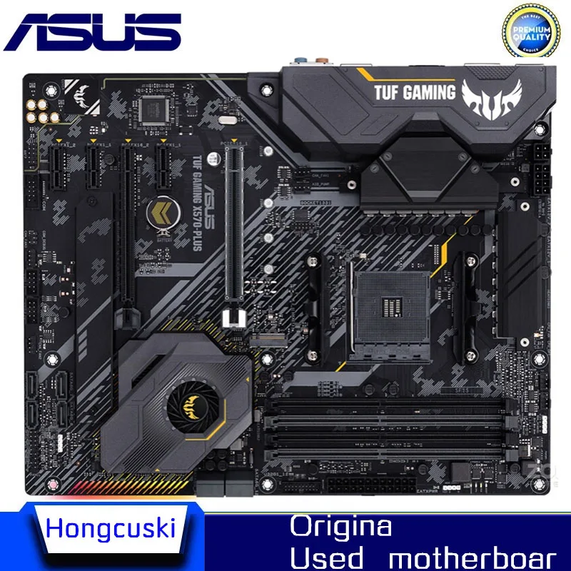 Used For ASUS TUF GAMING X570-PLUS Motherboard Socket AM4 For AMD X570A X570 Original Desktop PCI-E 4.0 m.2 sata3 Mainboard