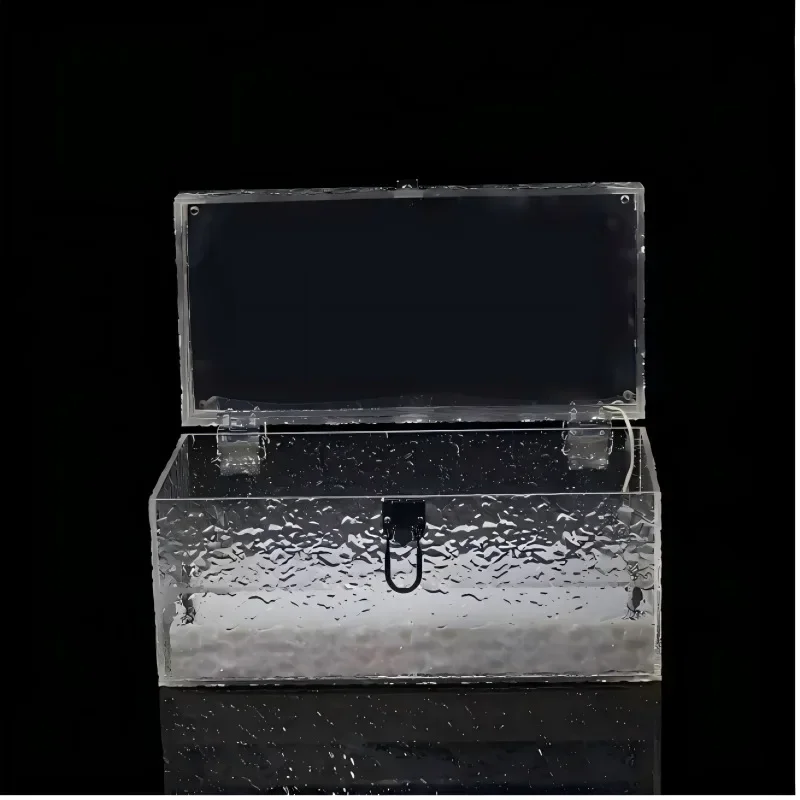 Bar KTV luminous wine box explosion frozen acrylic champagne display stand nightclub atmosphere