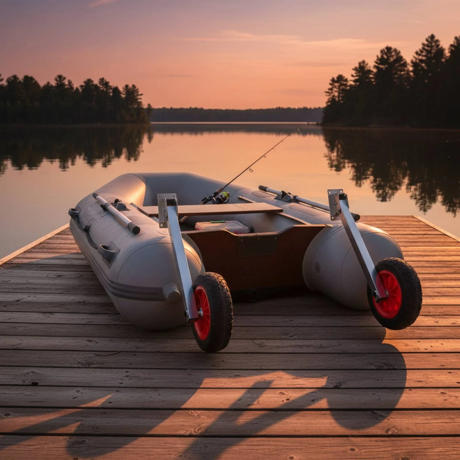 Aluminum Transom Wheel Corrosion Resistant Inflatable Boat Transom Wheels Inflatable Boat Wheel Heavy Duty Dinghy Launch Wheels