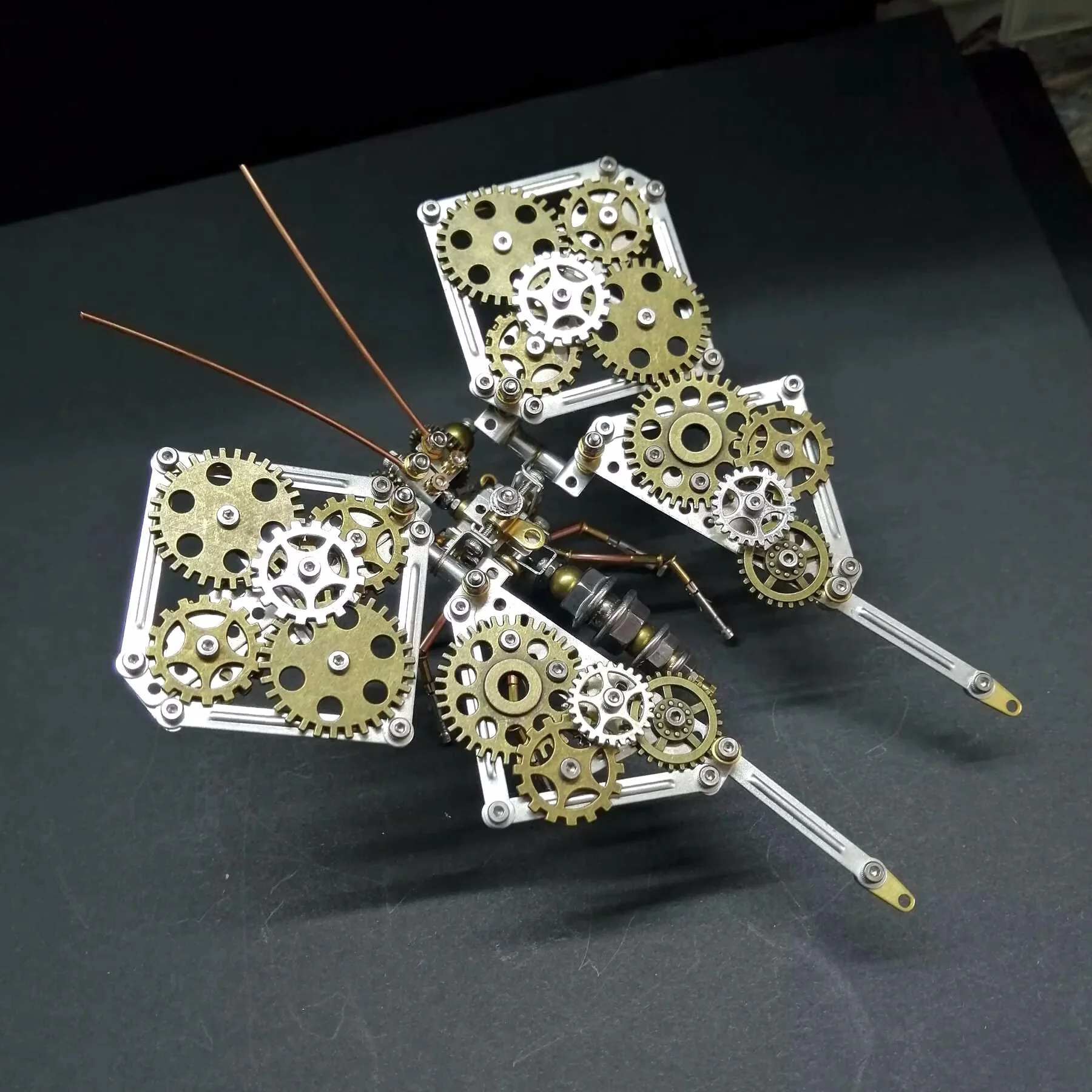 DIY Phoenix Butterfly Metal Model Kit 3D Puzzle Cyberpunk Mechanical Insects Assembly Toy for Adults teens Gift