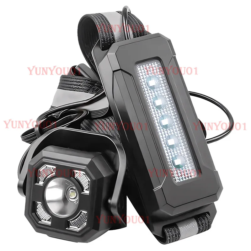 Cross-border New Sports Reflective Belt Light, Night Running Cycling LED  Red Light Warning USB Charging Running