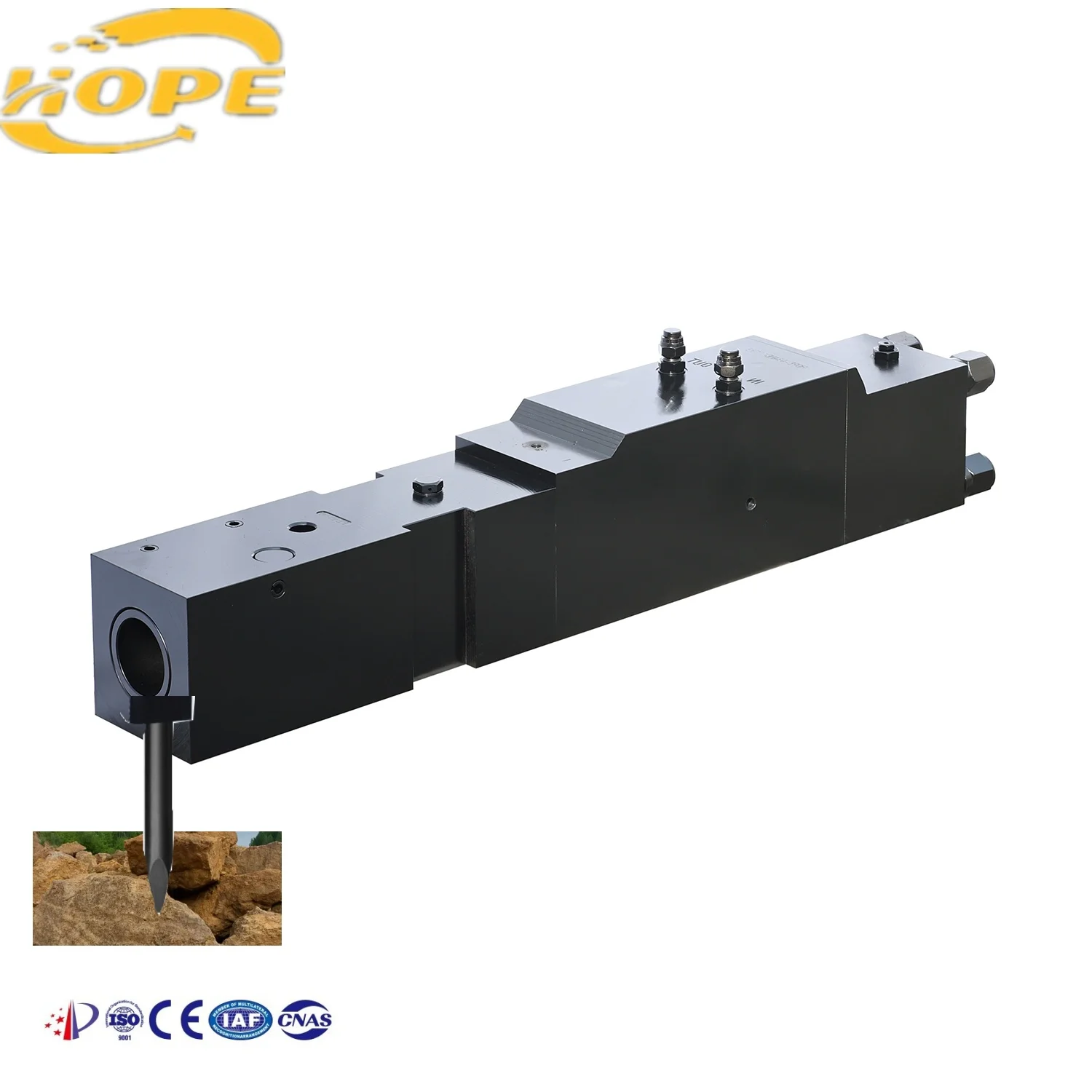 HOPE SB10 Reliable Backhoe Loader Hydraulic Breaker Attachment with CE ISO Certification Warranty for Road Building Demolition
