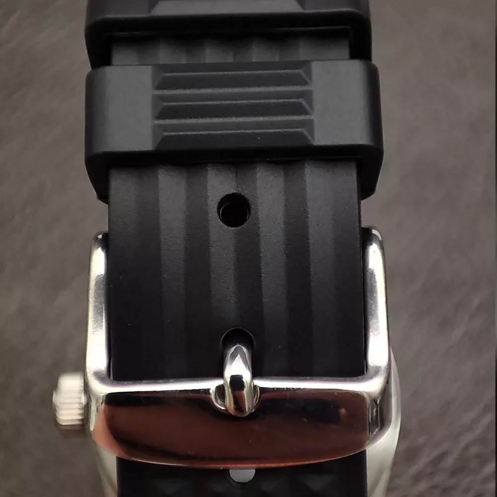 Colorful Silicone Watch Strap 38mm Men Watch Case NH35 Movement Sapphire Crystal 28.5-29mm Dial Watch DIY Parts