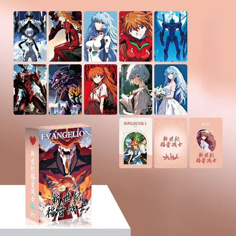 Neon Genesis Evangelion Ayanami Rei Asuka anime peripheral creative double-sided laser collectible card high-value birthday gift