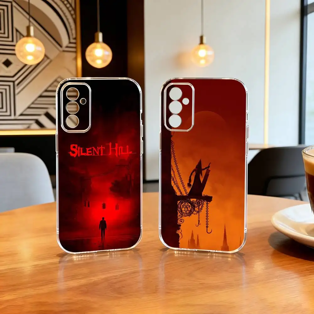 

Horror Games Silent Hill Phone Case Transparent Silicone Soft For SamsungA10,12,20,21S,30,31,40,50,51,52,70,71