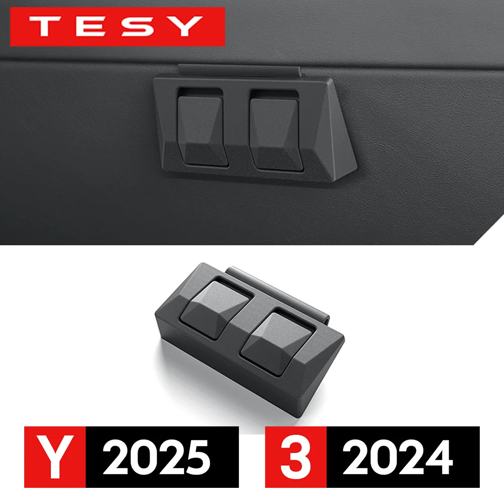 

Крючок крышки перчаточного ящика для новой модели Tesla Y Juniper 2025 Launch Cybertruck Type Design с несколькими крючками