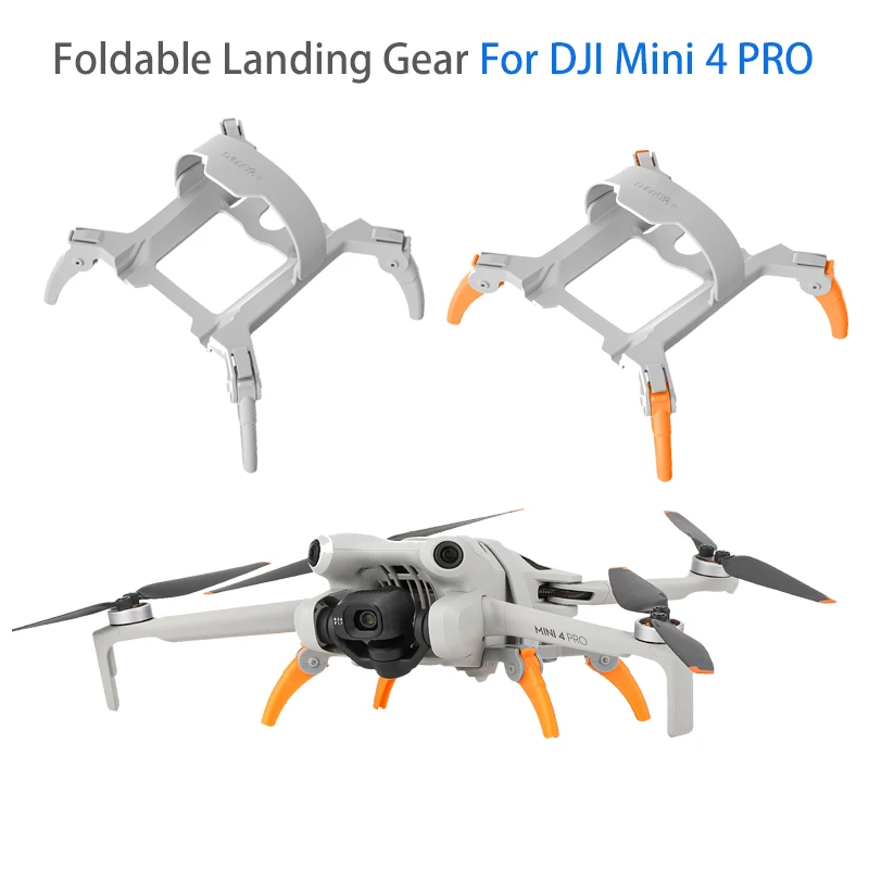 

For DJI Mini 4 Pro Foldable Landing Gear Extended Height Leg Support Protector Stand Skid For DJI Mini 4 Pro Drone Accessories