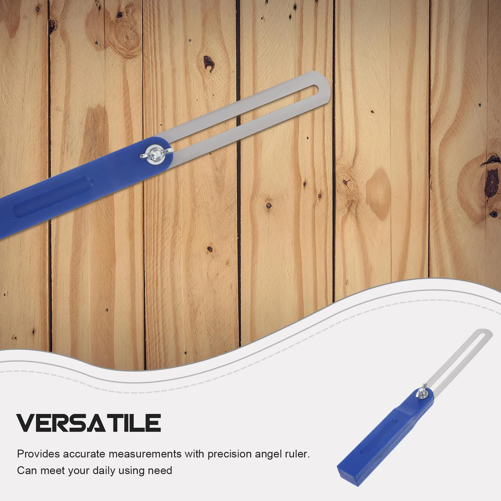Adjustable Woodworking Angle Ruler – Steel Multi-Angle Finder and Rotary Marking Tool for Precision Measurement