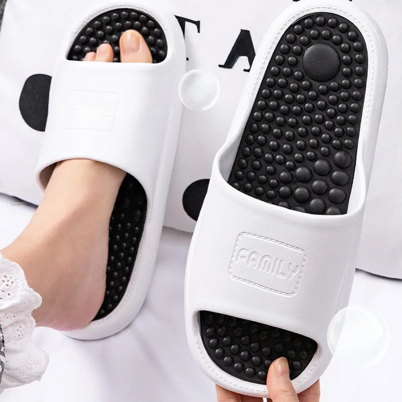 Massage Slippers for Men in Summer 2024 Odor Proof Indoor Home Anti Slip Household EVA Sandals for Women