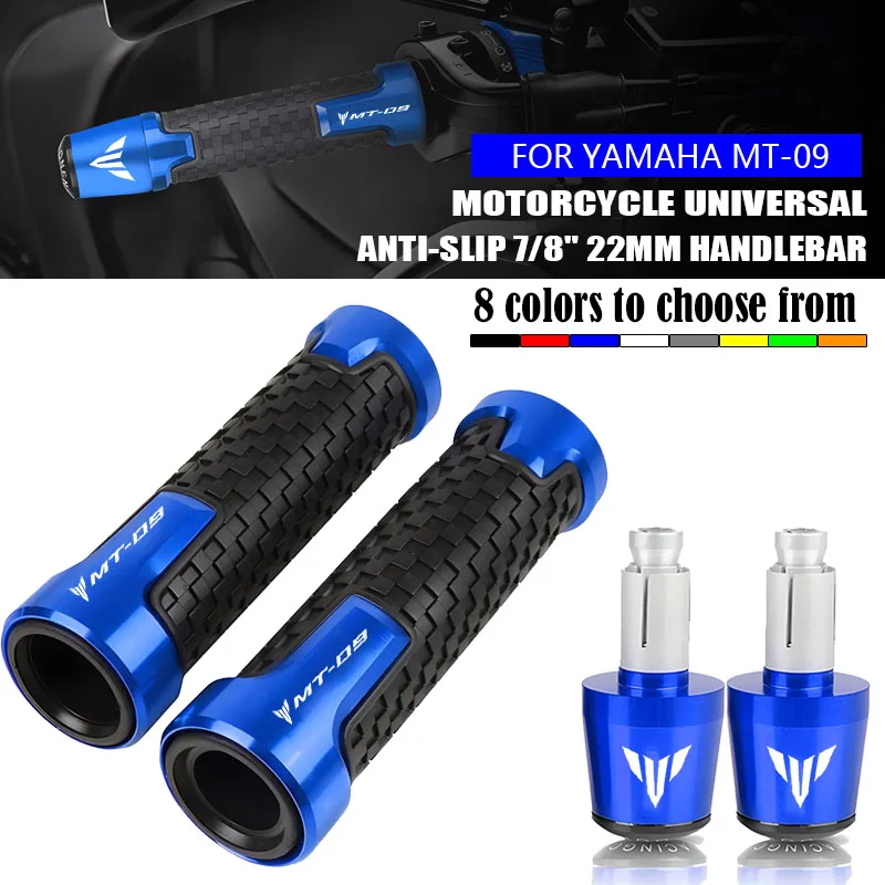 For MT09 MT~09 2014~2024 MT 09 2015 2016 2017 2018 Motorcycle Accessories Handlebar Grips Ends Handle Bar Cap End Plug
