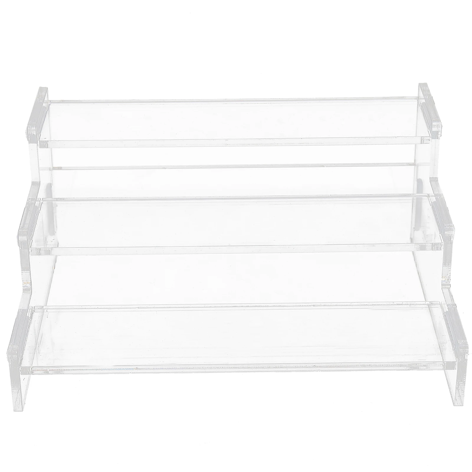 1Pcs Multi-Level Acrylic Clear Display Rack Organizer Storage Holder Stand for Statuette Display Storage Rack Showing Stand