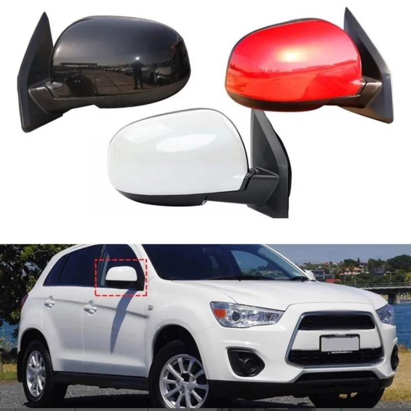 

For 13-15 Mitsubishi ASX car 3-wire electric folding heated turn signal rearview mirror assembly