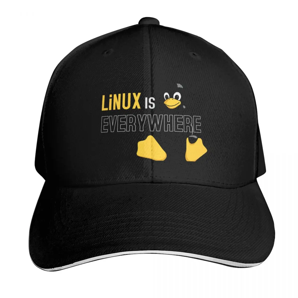 Linux is Everywhere Baseball Cap Casual Daily Wear Quick Dry Performance Cotton Twill Breathable