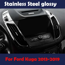 For Ford ESCAPE KUGA 2013-2019 C-MAX Car Accessories Interior Door Handle Window Lift Air Vent Steering Wheel Decorative Sticker