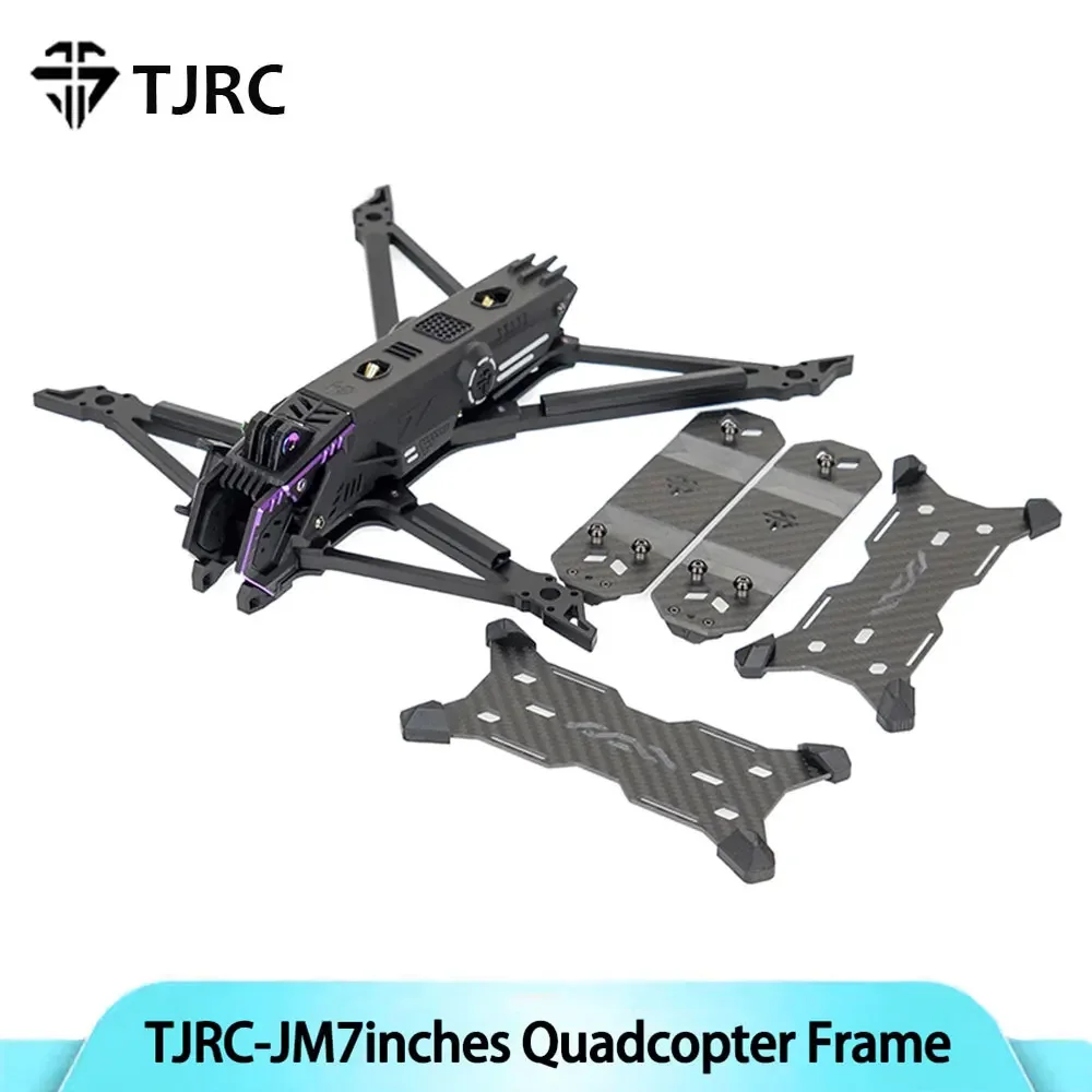 

TJRC JM7 7-дюймовый комплект рамы O4 298 мм, колесная база для FPV RC Racing, квадрокоптер для фристайла, дронов, строителей, пилотов, легкий, прочный