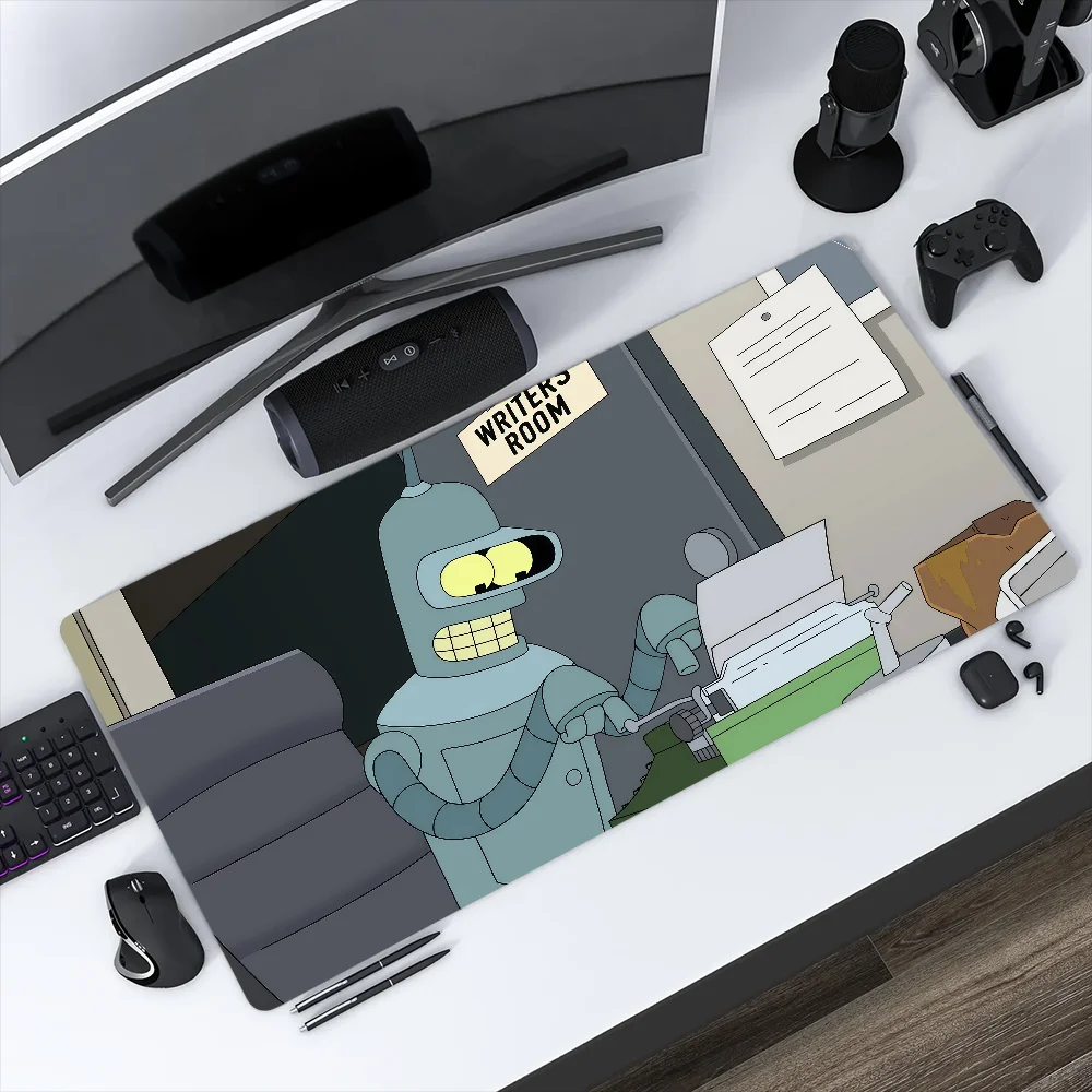 Rubber Desktop XXL Desk Mats Non-slip Gaming Cartoon Thickened Large MousePad F-Futurama Office