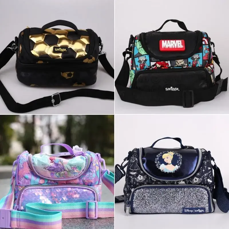 Disney-Bolsa de isolamento portátil para crianças, sereia, Austrália, Smiggle, Kawaii Ariel, lazer ao ar livre, genuíno