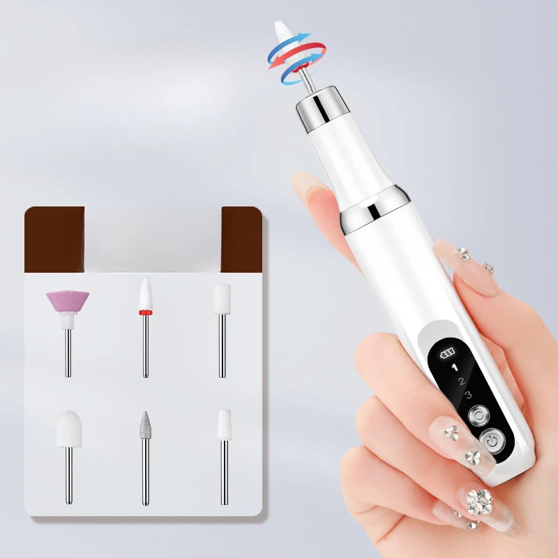 New Portable Multifunctional Electric Nail Polish Remover with Professional Design for Long Battery Life and Dead Skin Removal