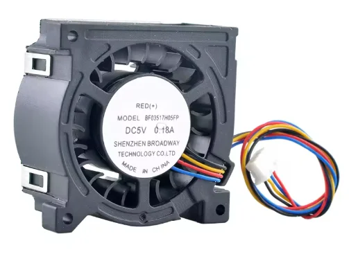 For P1 P2 G1G2 micro projector BF03517H05FP 3.5cm 35mm blower fan 35x35x17mm DC5V 0.18A 4pin 4400rpm Centrifugal cooling fan