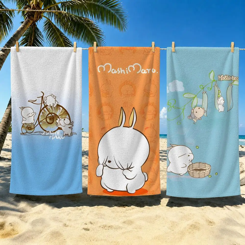 Character Mashimaro Towel Towel Soft Pool Gift For Travel Gym Shower Cool Camping Quick Dry Sports  Large Beach Towel