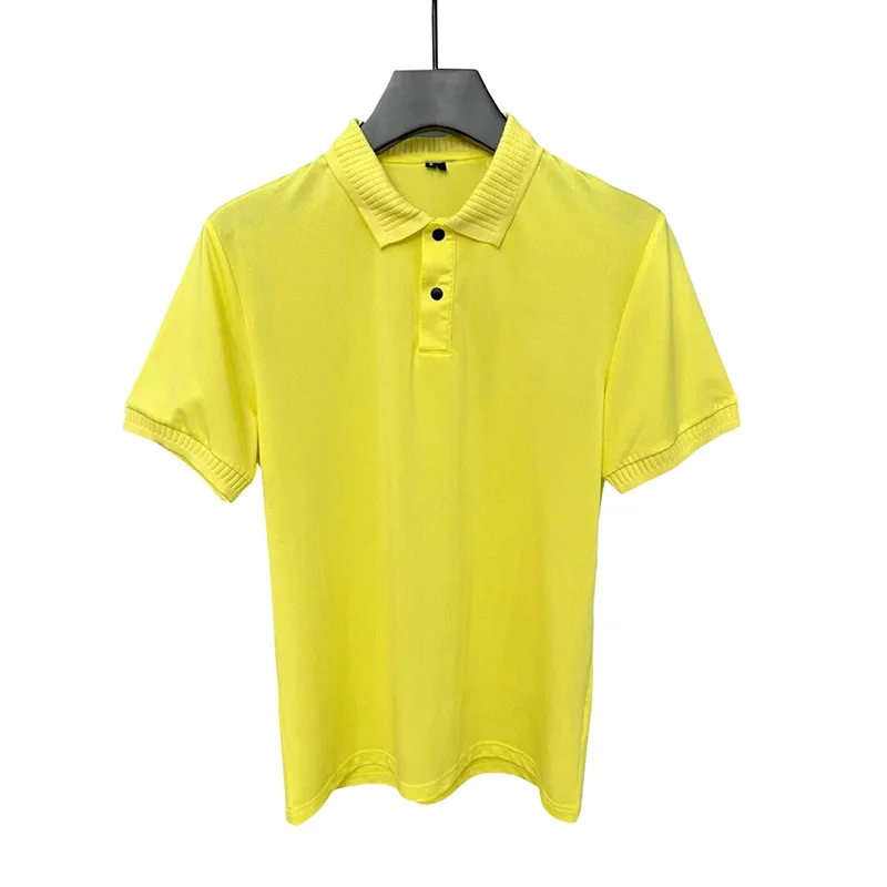 2025 Spring/Summer New Golf Men's Clothing Outdoor Quick drying Sports Shirt Breathable Short sleeved T-shirt Versatile POLO Top