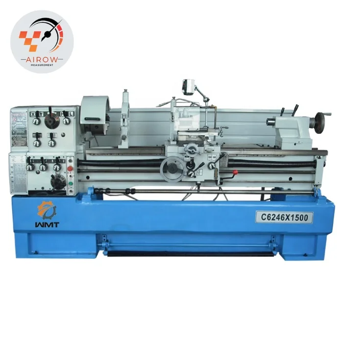 Airow Stock Sale Parallel Lathe C6246 High Precision Horizontal Metal Manual Lathe Machine