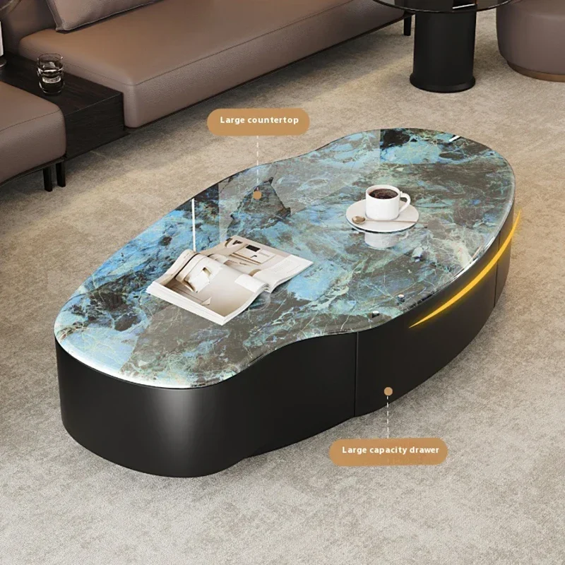 

Luxury Modern Coffee Table Nordic Trendy Quality Storage Side Tables Beauty Simple Mesa De Centro Sala Living Room Furniture